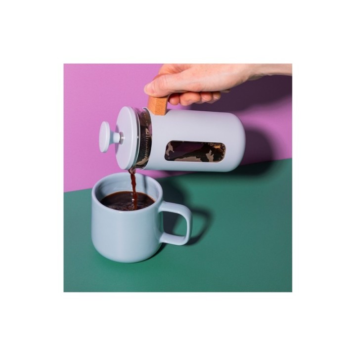 La Cafetière Pisa 3 Kop. Stempelkande Himmelblå