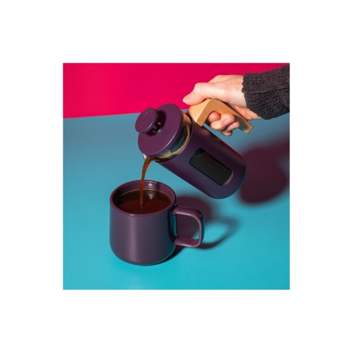 La Cafetière Pisa 3 Kop. Stempelkande Lilla