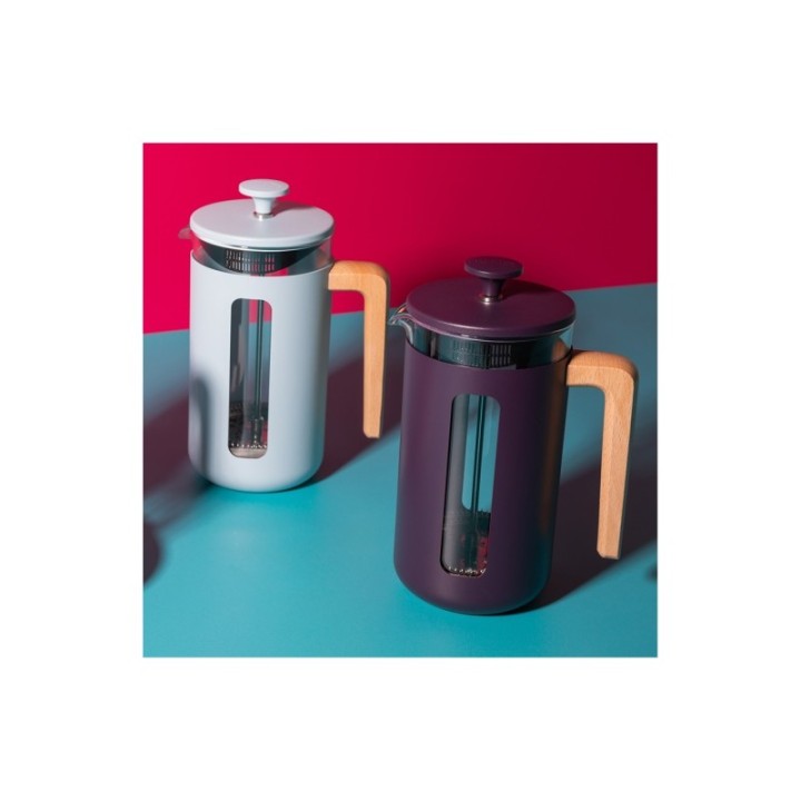 La Cafetière Pisa 8 Kop. Stempelkande Lilla