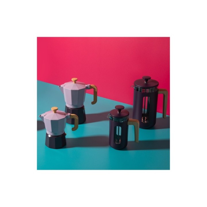 La Cafetière Pisa 8 Kop. Stempelkande Lilla