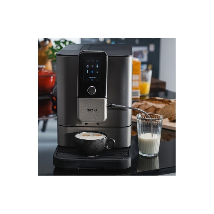 Nivona NIVO 8103 Titanium Inkl. Afkalkning, Kalkfilter, Rens & 1kg Kaffe