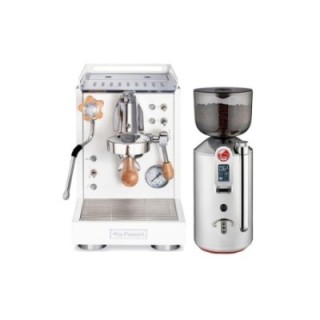 La Pavoni Mini Cellini LPSMCW01EU Inkl. Prosumer Chrome LPGGRI01EU kværn