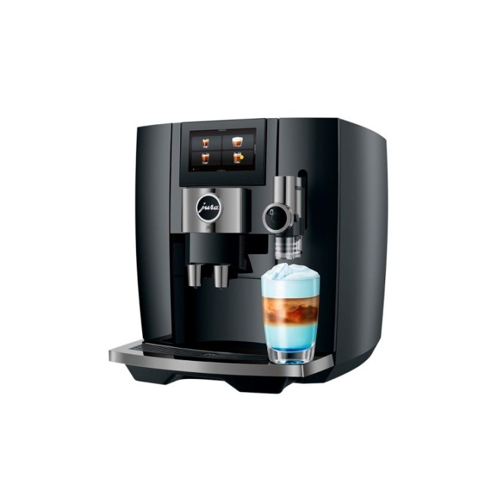 Jura J10 (EA) Piano Black Inkl. Pleje, Mælkebeholder, Filtre & kaffe