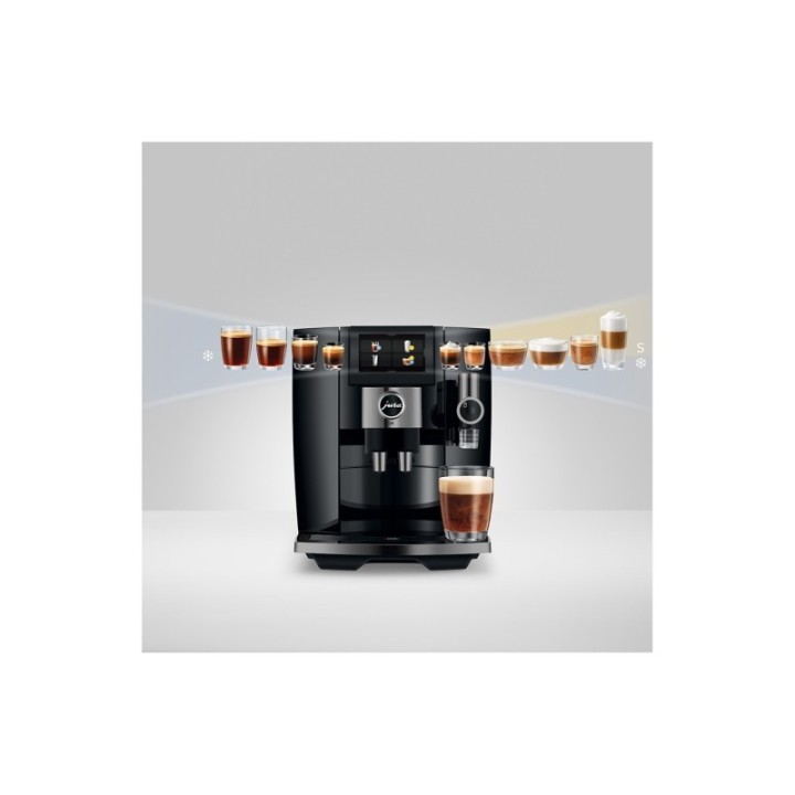 Jura J10 (EA) Piano Black Inkl. Pleje, Mælkebeholder, Filtre & kaffe