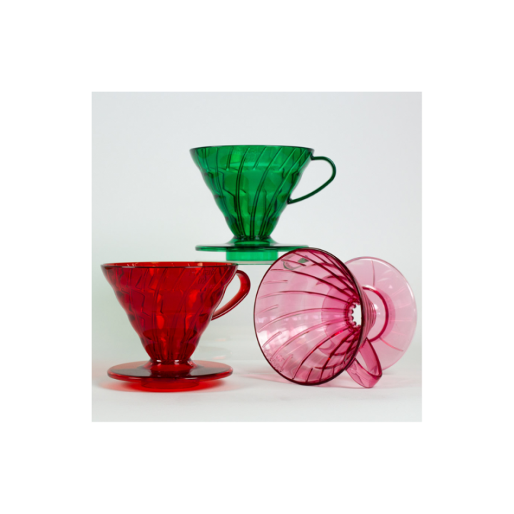 Hario V60 Dripper Rød 2 Kop. Inkl. Filtre