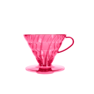 Hario V60 Dripper Pink 2 Kop. Inkl. Filtre