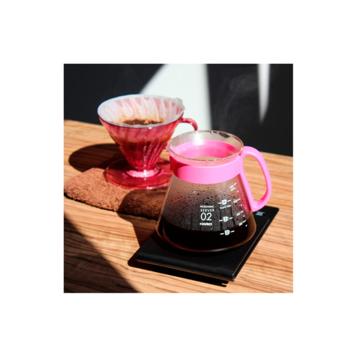 Hario V60 Dripper Pink 2 Kop. Inkl. Filtre