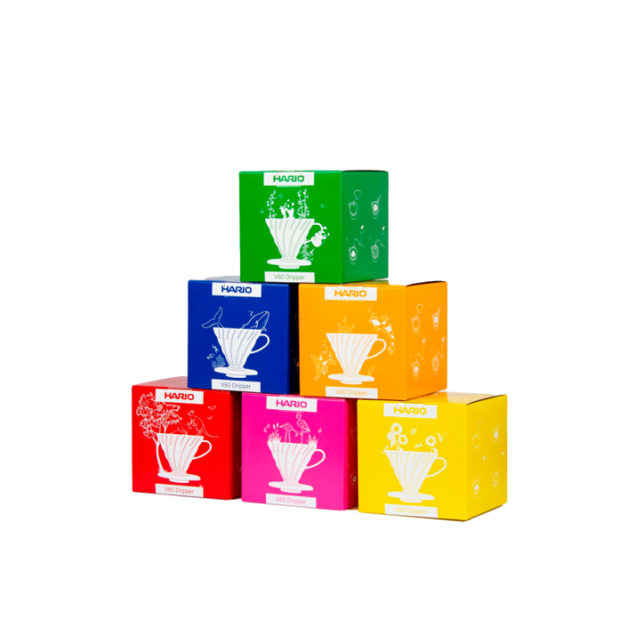 Hario V60 Dripper Gul 2 Kop. Inkl. Filtre