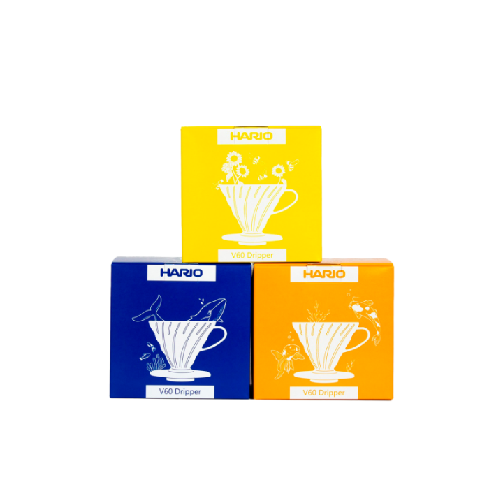 Hario V60 Dripper Blå 2 Kop. Inkl. Filtre