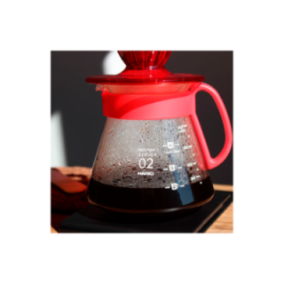 Hario V60 Filterbryg Sæt Rød Inkl. Range Server, Dripper & Filtre