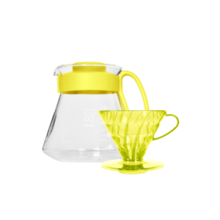 Hario V60 Filterbryg Sæt Gul Inkl. Range Server, Dripper & Filtre