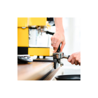 Rhino Classic Stampemåtte med kant Sort