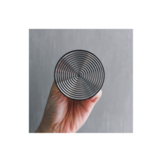 Normcore V4 Tamper med Fjeder & Riller 58 mm Sort