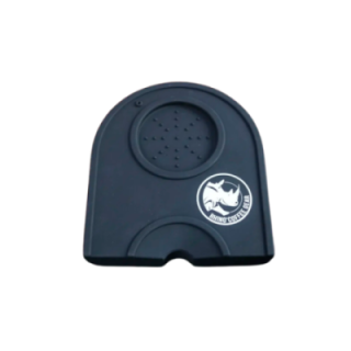 Rhino Classic Portafilter Stampemåtte med kant Sort