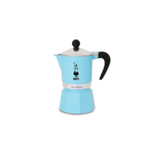 Bialetti Primavera Rainbow 1 Kop. Espressokande Lyseblå