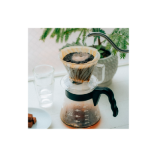 Hario Pegasus 02 Server Inkl. Papir Filtre 02, Dripper 02 & V60 kedel