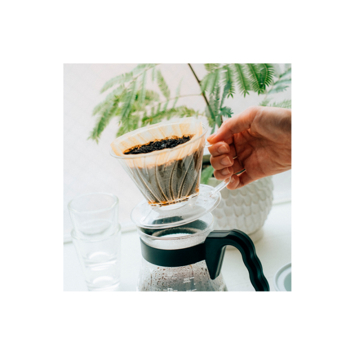 Hario Pegasus 02 Server Inkl. Papir Filtre 02, Dripper 02 & V60 kedel