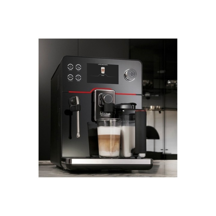 Gaggia Accademia Inkl. Mælkekande 0,5L & 5x400g Rigtig Kaffe Organic