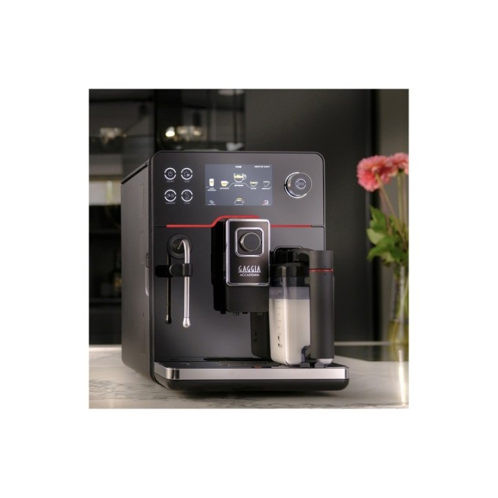 Gaggia Accademia Inkl. Mælkekande 0,5L & 5x400g Rigtig Kaffe Organic