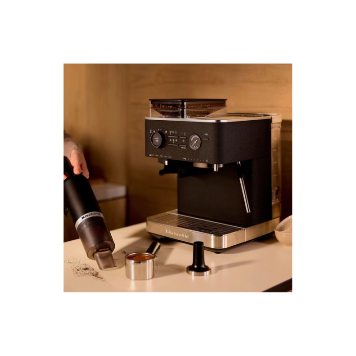 KitchenAid Semiautomatisk Espressomaskine Inkl. Kværn Cast Iron Black