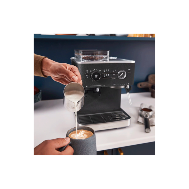 KitchenAid Semiautomatisk Espressomaskine Inkl. Kværn Cast Iron Black