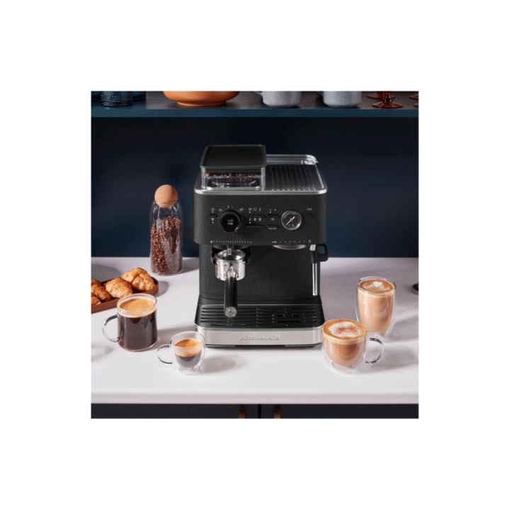 KitchenAid Semiautomatisk Espressomaskine Inkl. Kværn Cast Iron Black