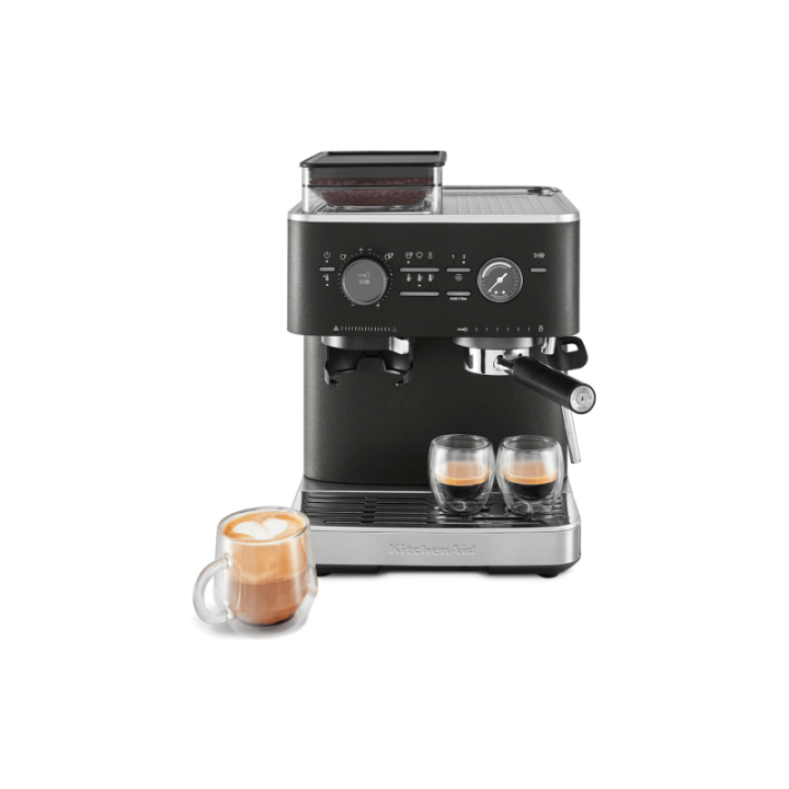 KitchenAid Semiautomatisk Espressomaskine Inkl. Kværn Cast Iron Black