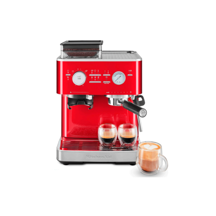 KitchenAid Semiautomatisk Espressomaskine Inkl. Kværn Rød