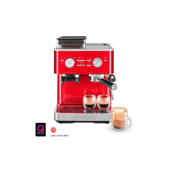 KitchenAid Semiautomatisk Espressomaskine Inkl. Kværn Rød