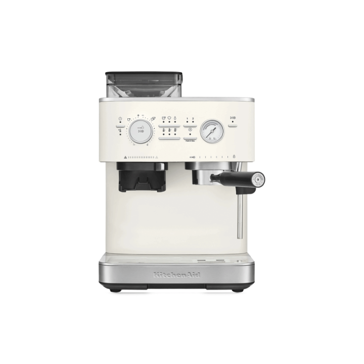 KitchenAid Semiautomatisk Espressomaskine Inkl. Kværn Porcelænshvid