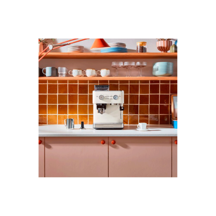 KitchenAid Semiautomatisk Espressomaskine Inkl. Kværn Porcelænshvid