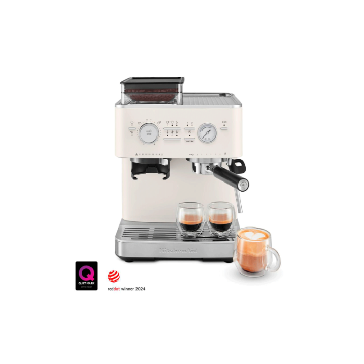 KitchenAid Semiautomatisk Espressomaskine Inkl. Kværn Porcelænshvid