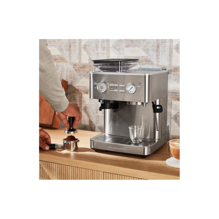 KitchenAid Semiautomatisk Espressomaskine Inkl. Kværn Rustfri Stål