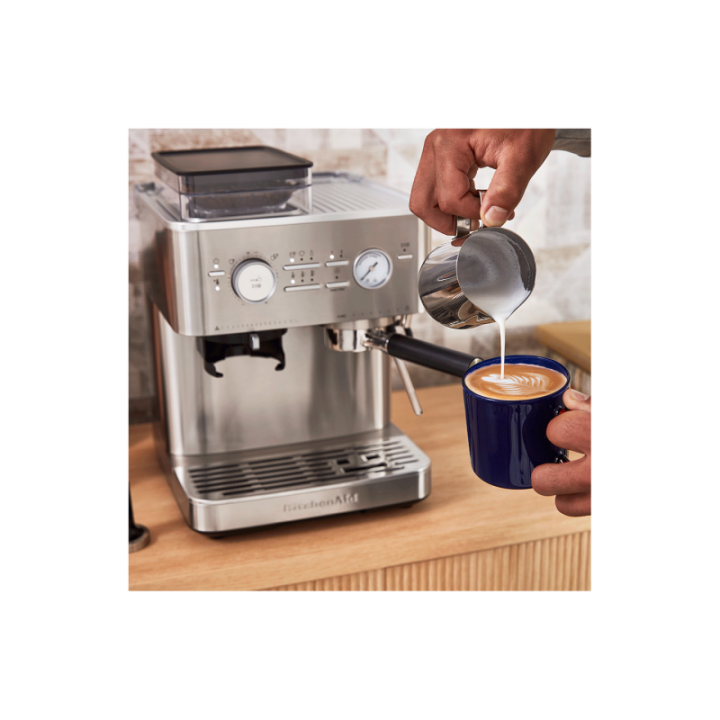 KitchenAid Semiautomatisk Espressomaskine Inkl. Kværn Rustfri Stål