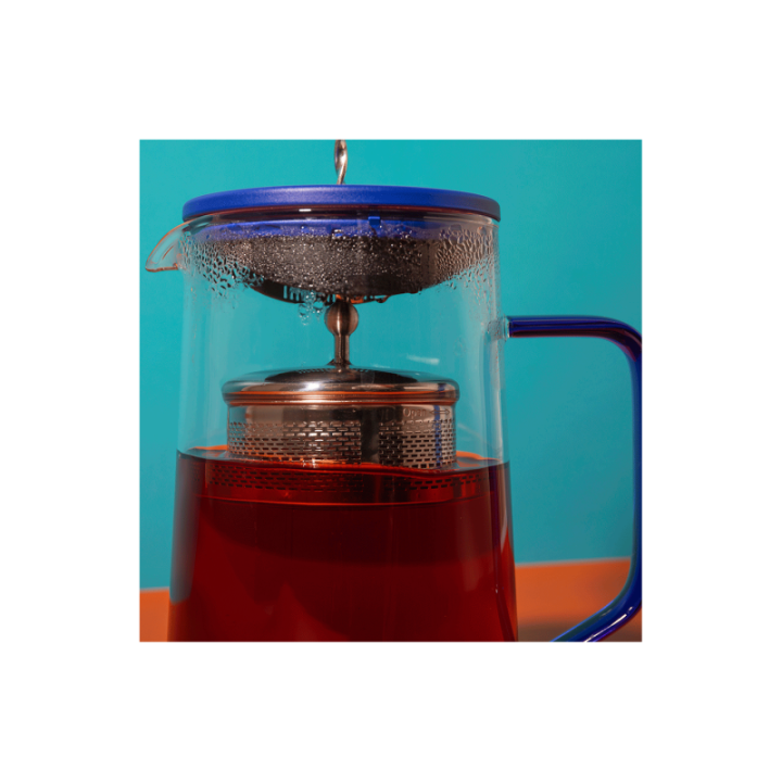 La Cafetière Gyro Spinfuser 1,25 L Tebrygger Blå/Glas