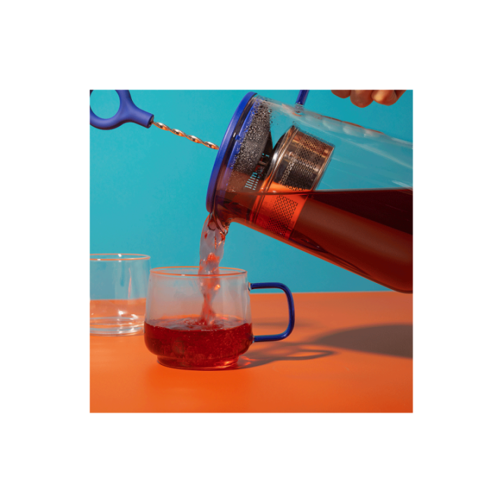 La Cafetière Gyro Spinfuser 1,25 L Tebrygger Blå/Glas