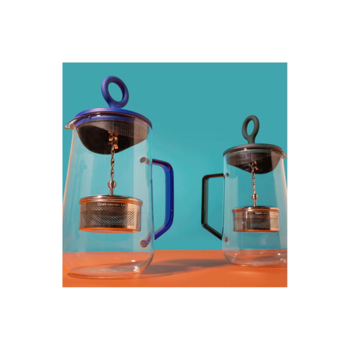 La Cafetière Gyro Spinfuser 1,25 L Tebrygger Blå/Glas