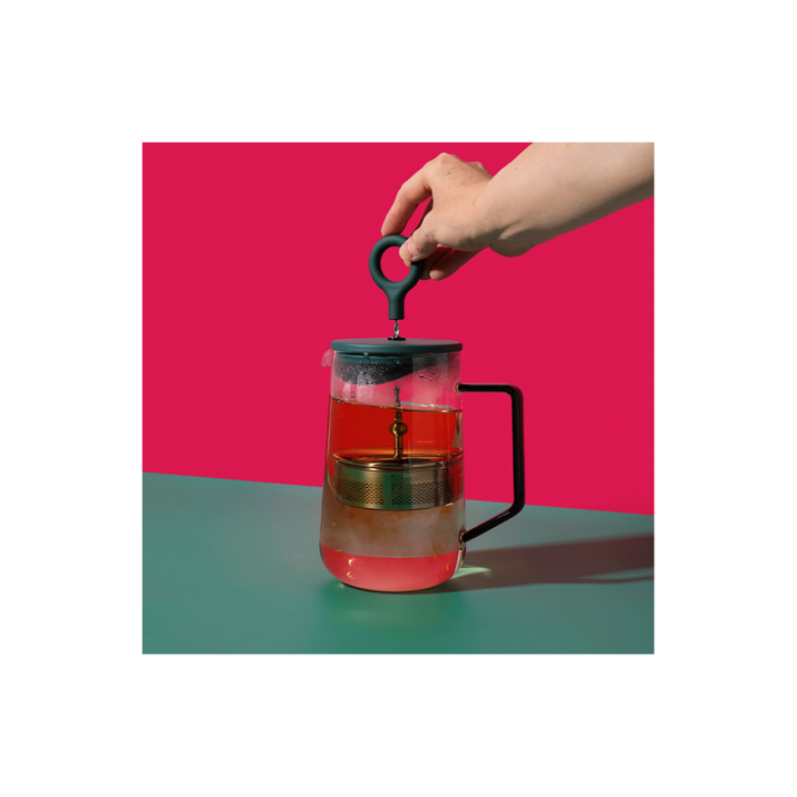 La Cafetière Gyro Spinfuser 1,25 L Tebrygger Grøn/Glas