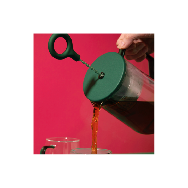 La Cafetière Gyro Spinfuser 1,25 L Tebrygger Grøn/Glas