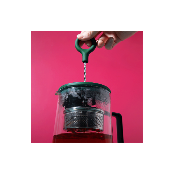 La Cafetière Gyro Spinfuser 1,25 L Tebrygger Grøn/Glas