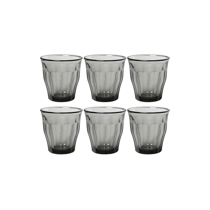 Duralex Picardie Caféglas 25 cl 6 Stk Grå