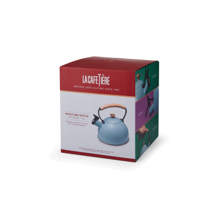 La Cafetiére Fløjtekedel 1,6 L Himmelblå