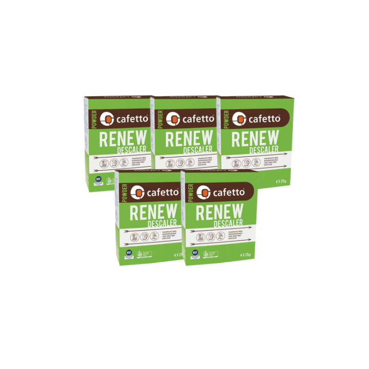 Cafetto Renew Organisk Afkalkningspulver 20x25g