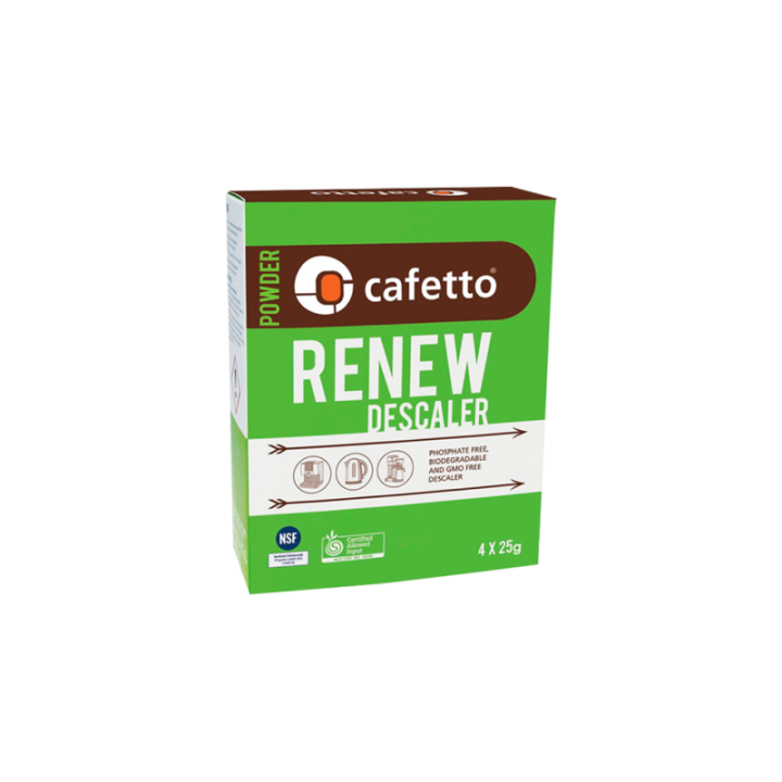 Cafetto Renew Organisk Afkalkningspulver 20x25g