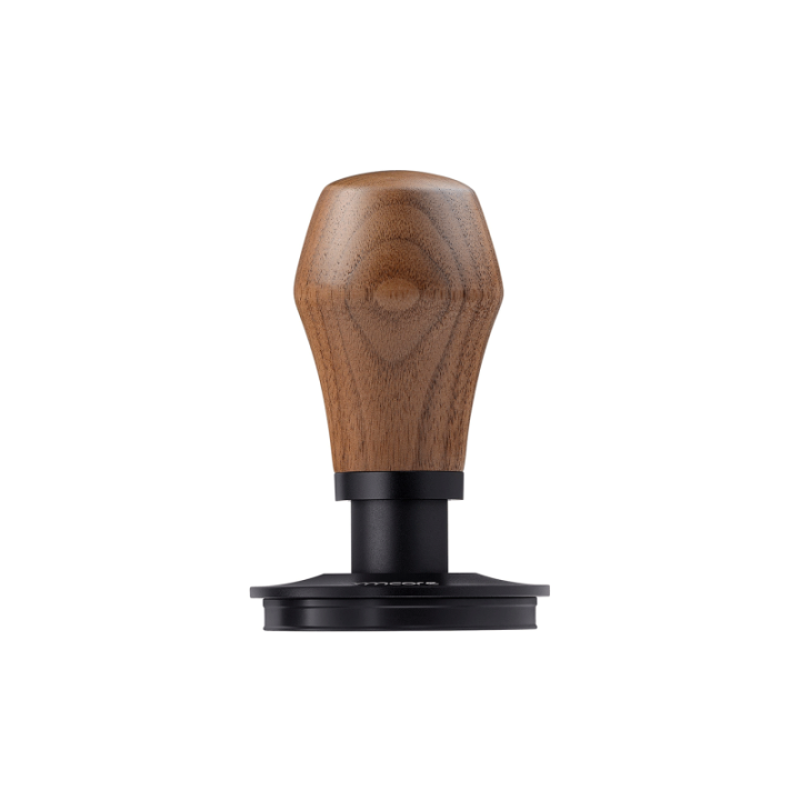 Normcore V4 Tamper med Fjeder, Riller & Titaniumsbelægning 58 mm Valnød