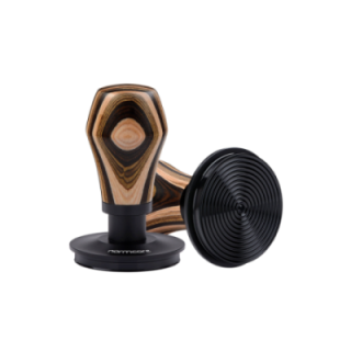 Normcore V4 Tamper med Fjeder, Riller & Titaniumsbelægning 58 mm Flerfarvet Træ