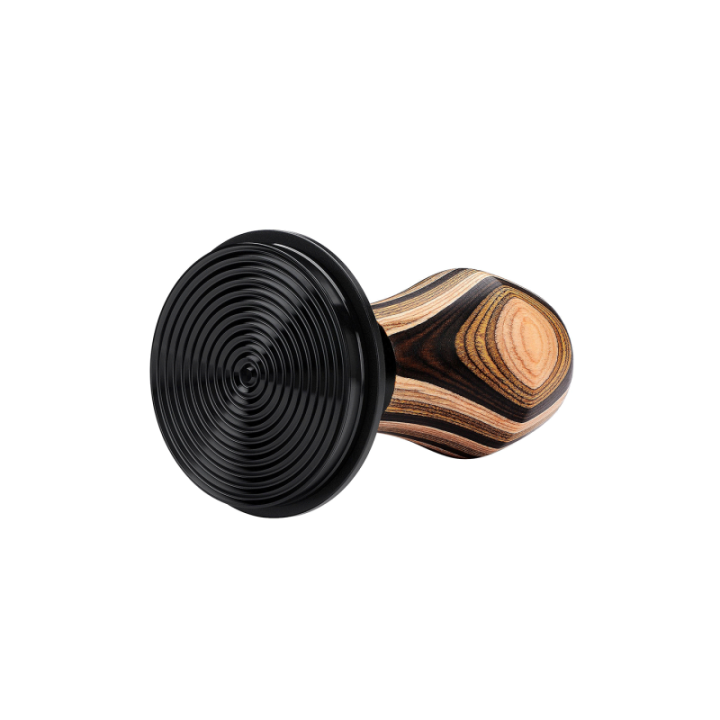 Normcore V4 Tamper med Fjeder, Riller & Titaniumsbelægning 58 mm Flerfarvet Træ