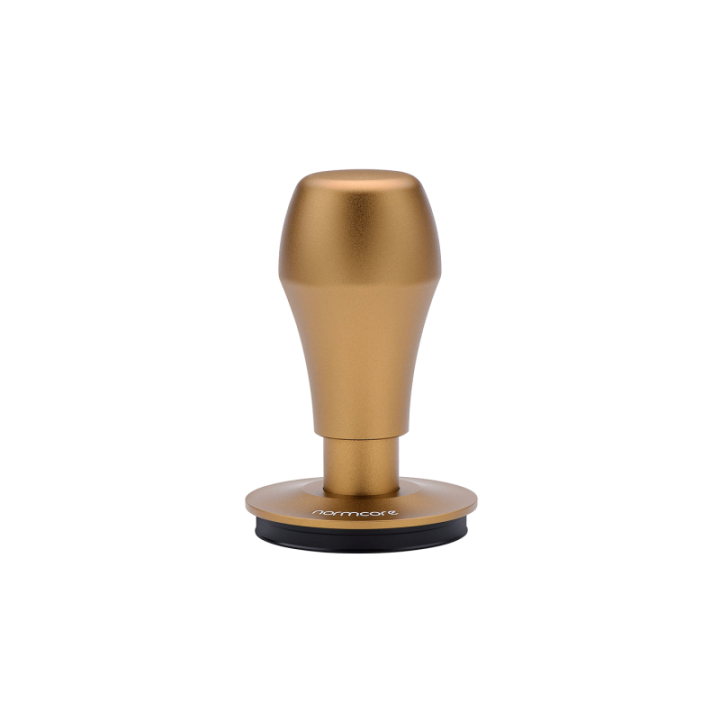 Normcore V4 Tamper med Fjeder & Titaniumsbelægning 58 mm Special Versions Guld