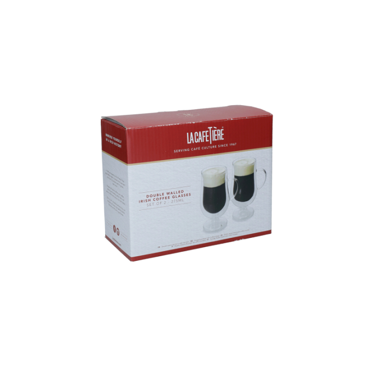 La Cafetiére Irish Coffee Glas 27,5 cl 2 Stk