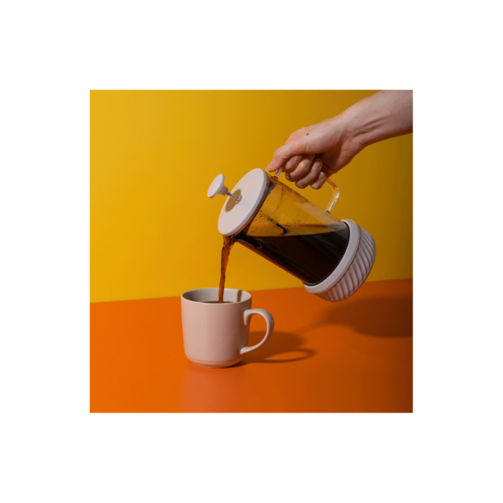 La Cafetière Zero 8 Kop. Stempelkande Latte